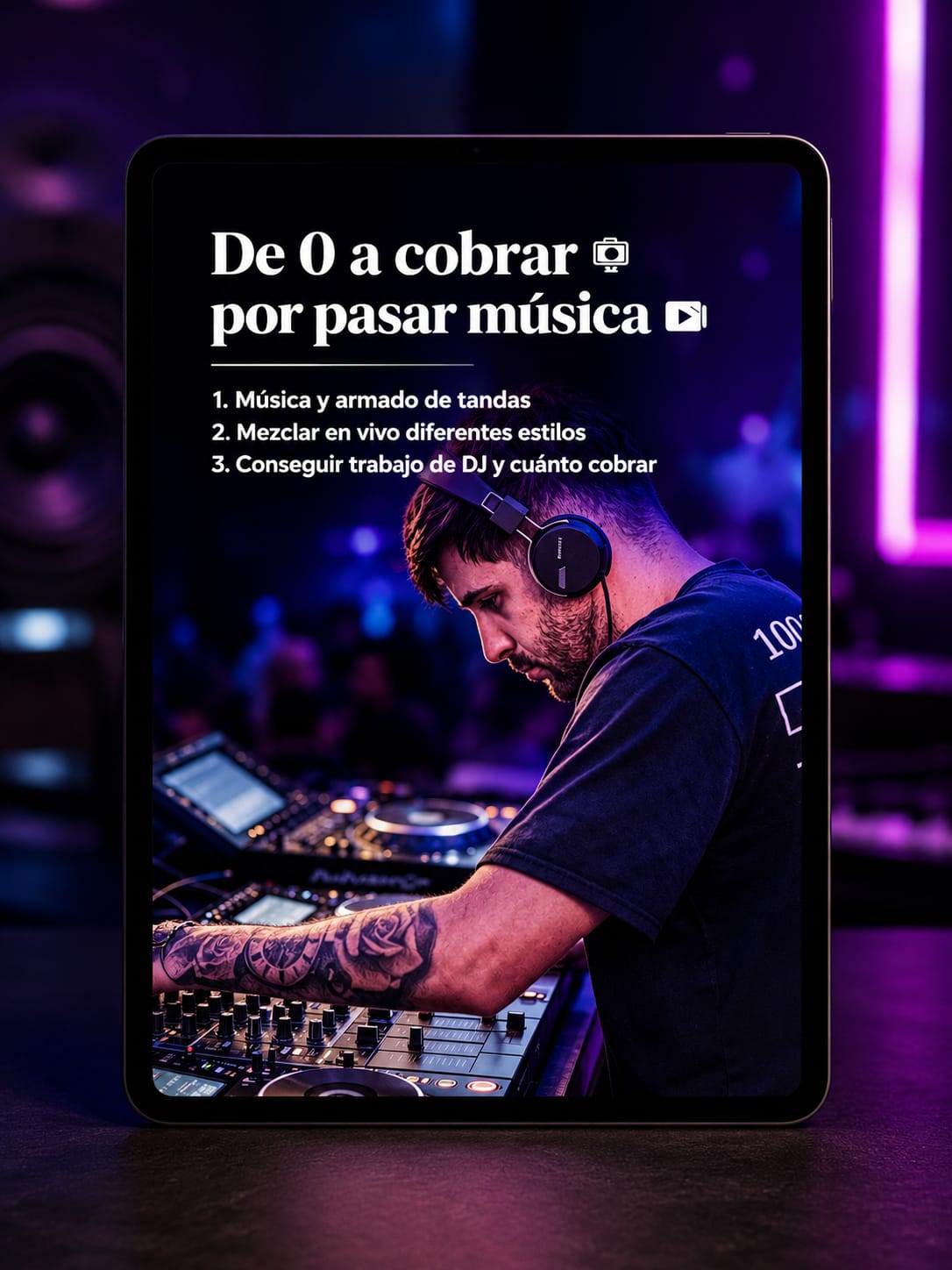 Curso De 0 a cobrar por pasar musica